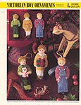 Annie's Int'l Plaxtic Canvas Club Victorian Boy Ornaments