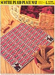 Annie's International Plastic Canvas Club: Scottie Plaid Place Mat