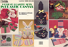 LA Holiday Coaster Sets in Plastic Canvas