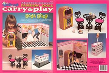 TNC Plastic Canvas Fashion Doll Carry & Play: Soda Shop