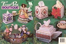 Annie's Attic Plastic Canvas Tissue Box Boutique