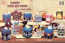 ASN Country Tissue Boxes in Plastic Canvas