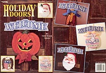 LA Plastic Canvas Holiday Doors