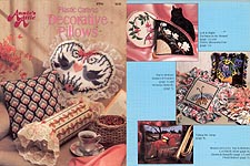 Annie's Attic Plastic Canvas Decorative Pillows