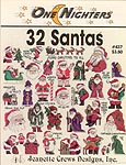 Jeanette Crews Designs, Inc. One Nighters: 32 Santas